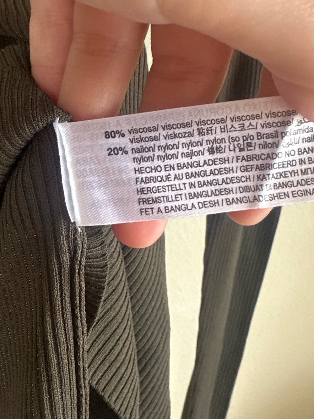 Zara Slinky Rib Knit Turtleneck Top - Picture 6 of 7